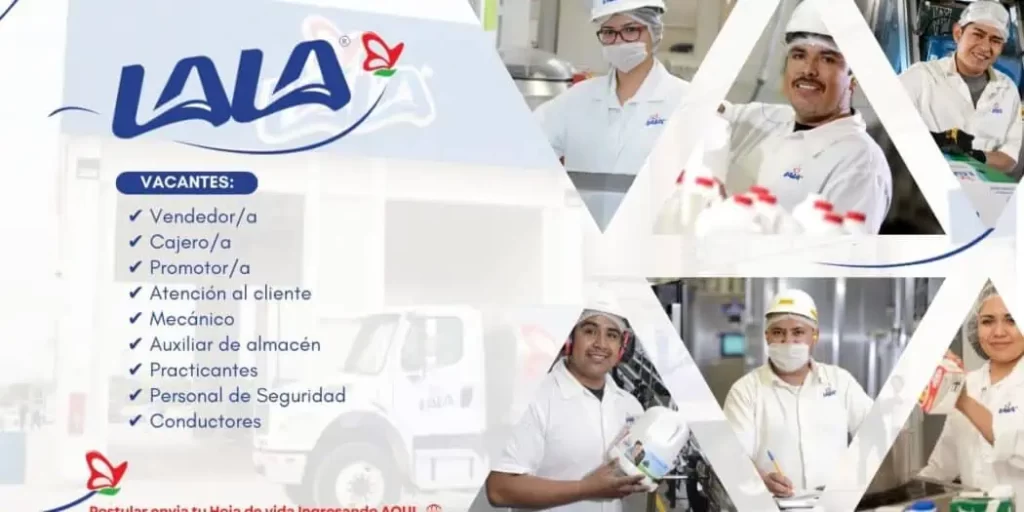 GRUPO LALA Infórmate de la Oportunidad Laboral