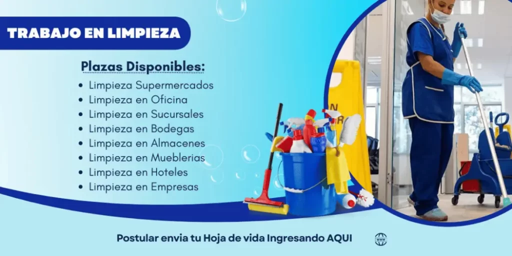 LIMPIEZA Nueva Ofertas Laborales